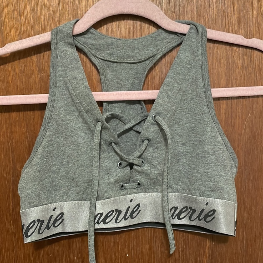NWOT Aerie Lace Up Bralette